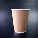 Kraft Double Wall Cups – 8 oz (Pack of 50)