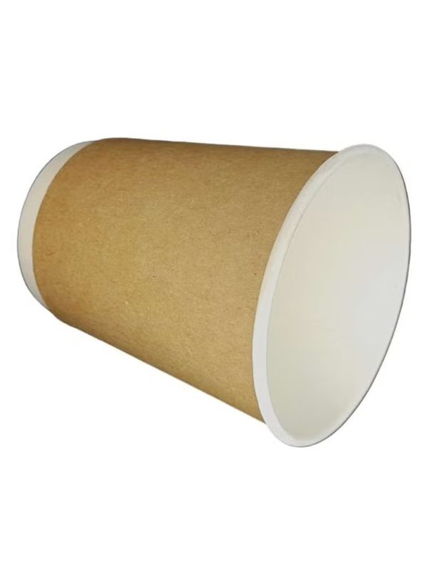 Kraft Double Wall Cups – 8 oz (Pack of 50) - Image 3