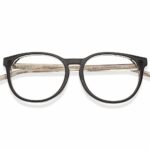 Black Full Rim Round Eyeglasses P133 - Image 4