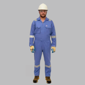 Premium Cotton Full Body Coverall with Reflective – 240 GSM