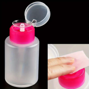 Portable Nail Polish Remover Pump Dispenser Bottle